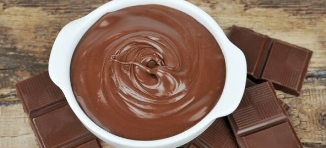 заварной шоколадный крем с шоколадом